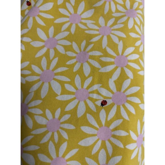 Hanna Andersson Yellow Daisy Ladybug Skater Dress Girls Kids Size 5 - Picture 3 of 9